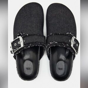 Dark Denim Zara Clogs
